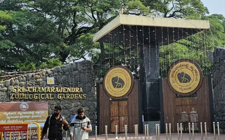  Sri Chamarajendra Zoological Gardens entry gate